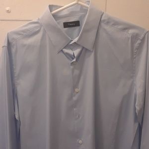 New theory light blue shirt